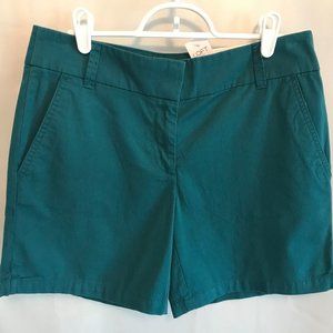 Loft Outlet 6" Twill Shorts Dark Teal Sz 2 NWT